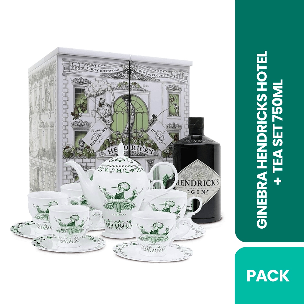 Ginebra Hendricks Set Hotel Tea  Edición Limitada - 2