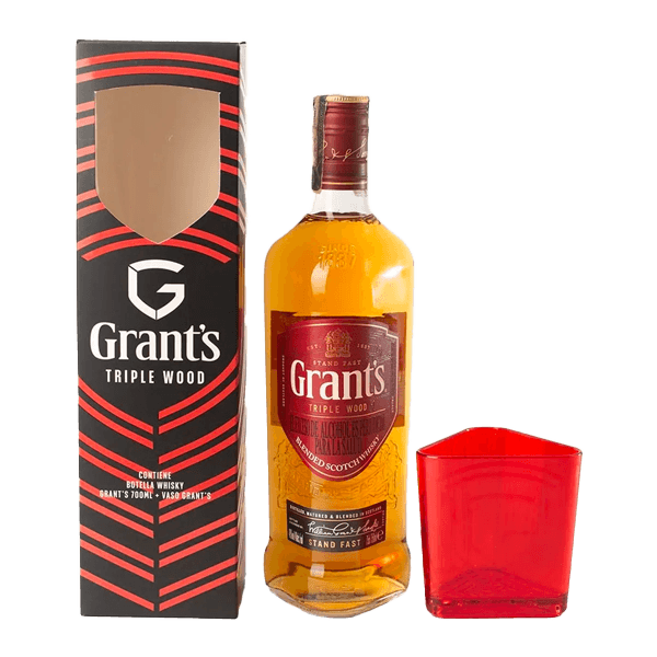 Whisky Grants Triple Wood + Vaso - 1