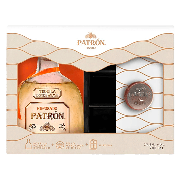 Tequila Patrón Reposado + Marcador de Hielo - 1