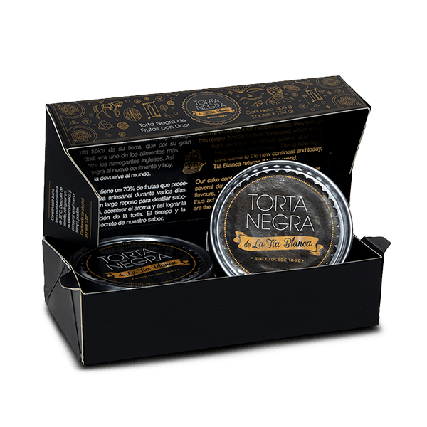 Torta Negra x2 Latas 300gr - 1