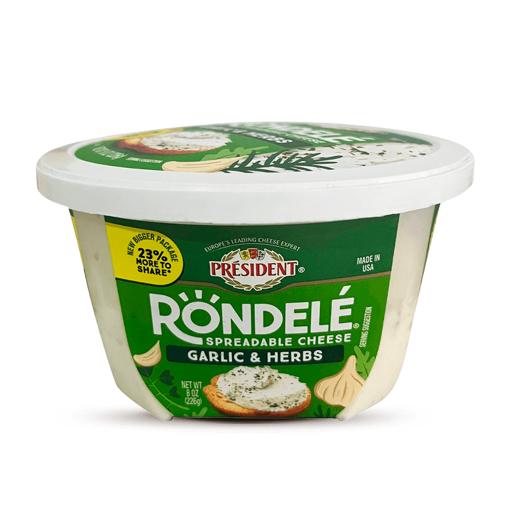 Queso Rondele Crema Ajo+hierbas - 1