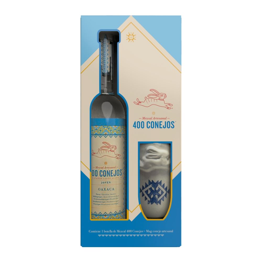 Mezcal 400 Conejos Mas Mug Artesanal - 1