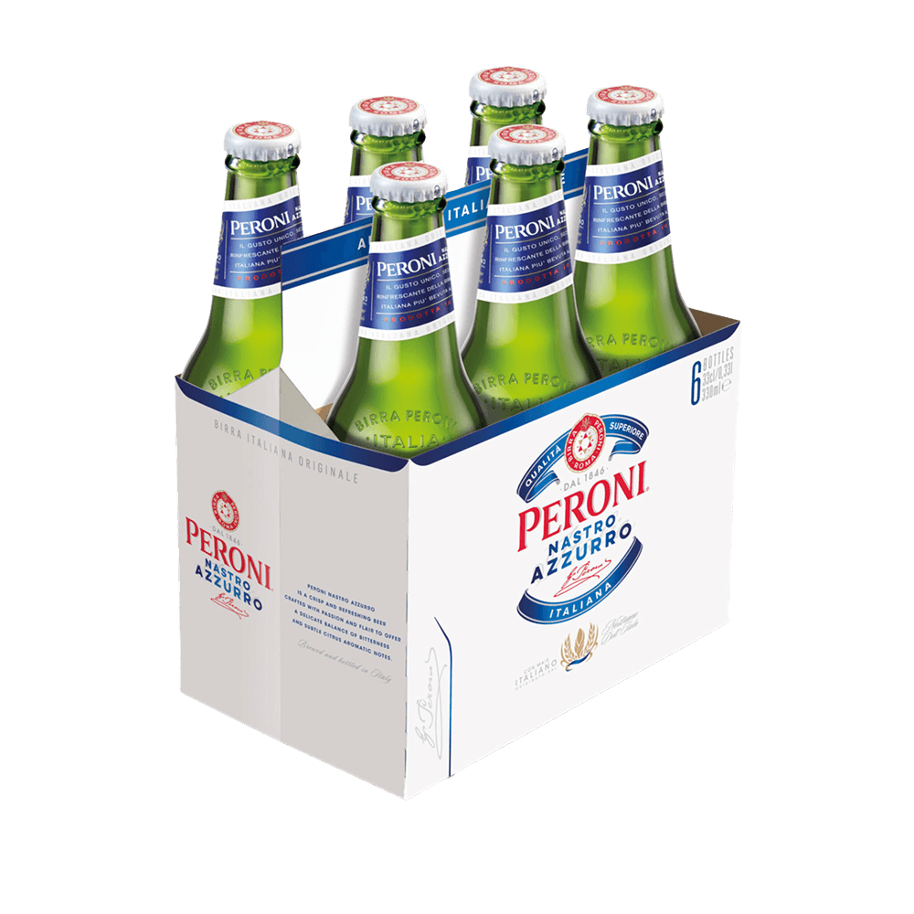 Cerveza Peroni Botella 6Pack 330ml - 1