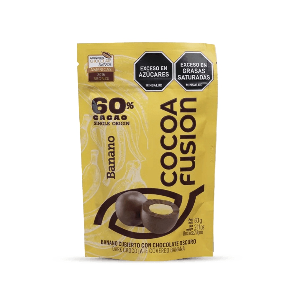 Grageas Cocoa Fusion Banano 60% Cacao - 1
