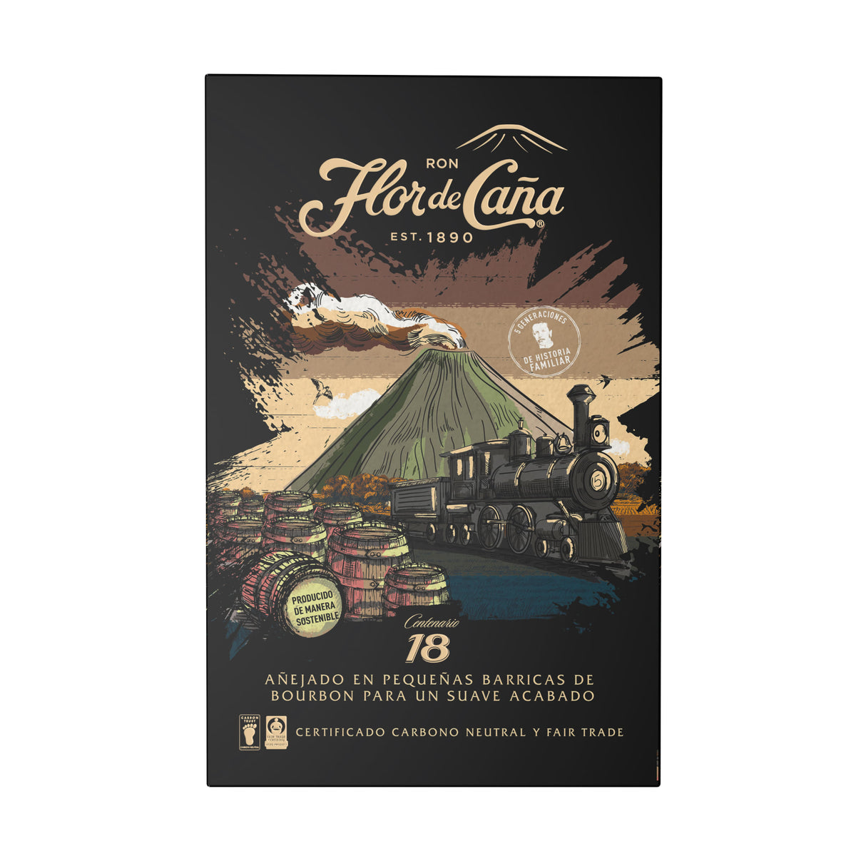 Ron Flor de Caña 18 Años  Centenario - 2