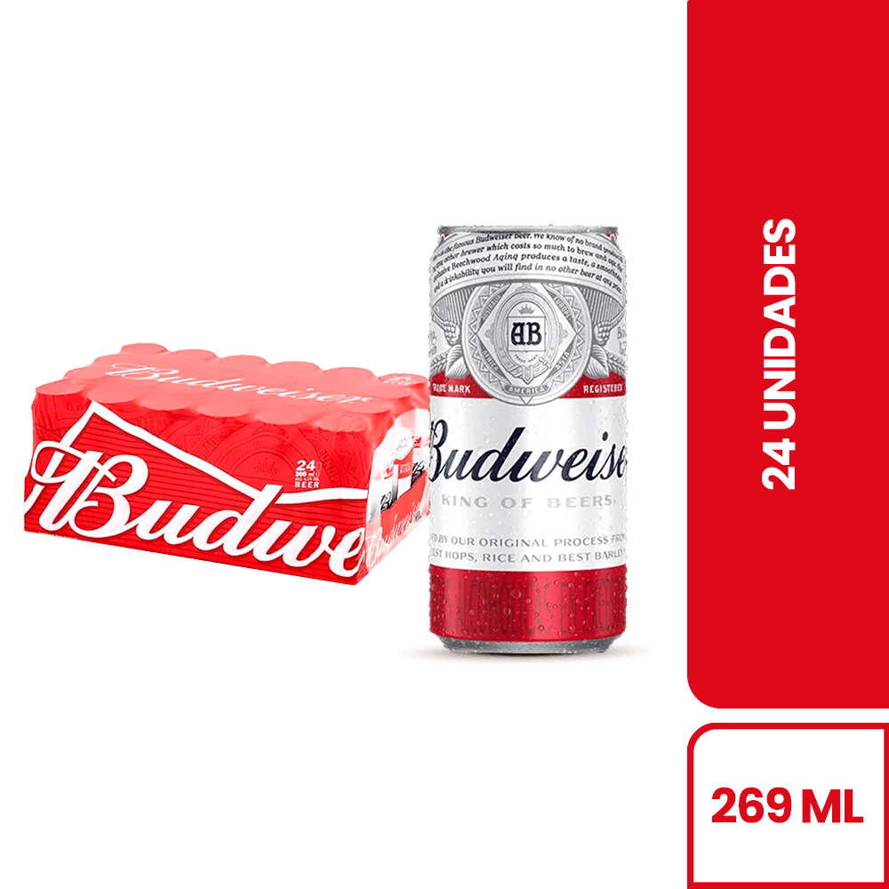 Cerveza Budweiser Lata X24 - 2