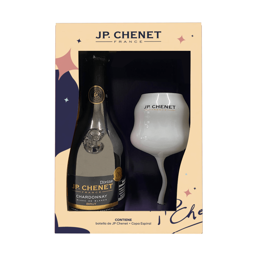 Vino Jp Divine Brut Chardonnay mas Copa Espiral - 1