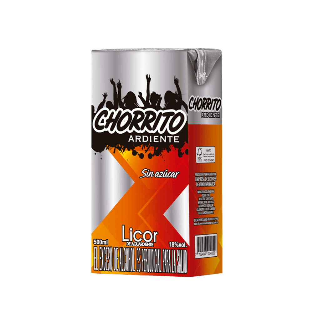 Aguardiente Chorrito S/A 500Ml - 1