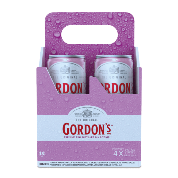 Ginebra Gordons Pink Gin X4 - 1