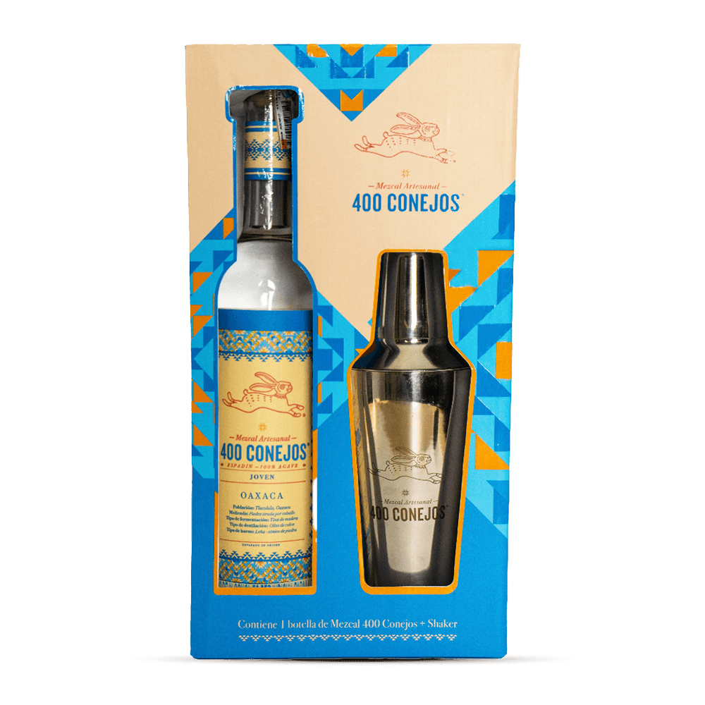 Mezcal 400 Conejos 750 ml + Shaker - 1