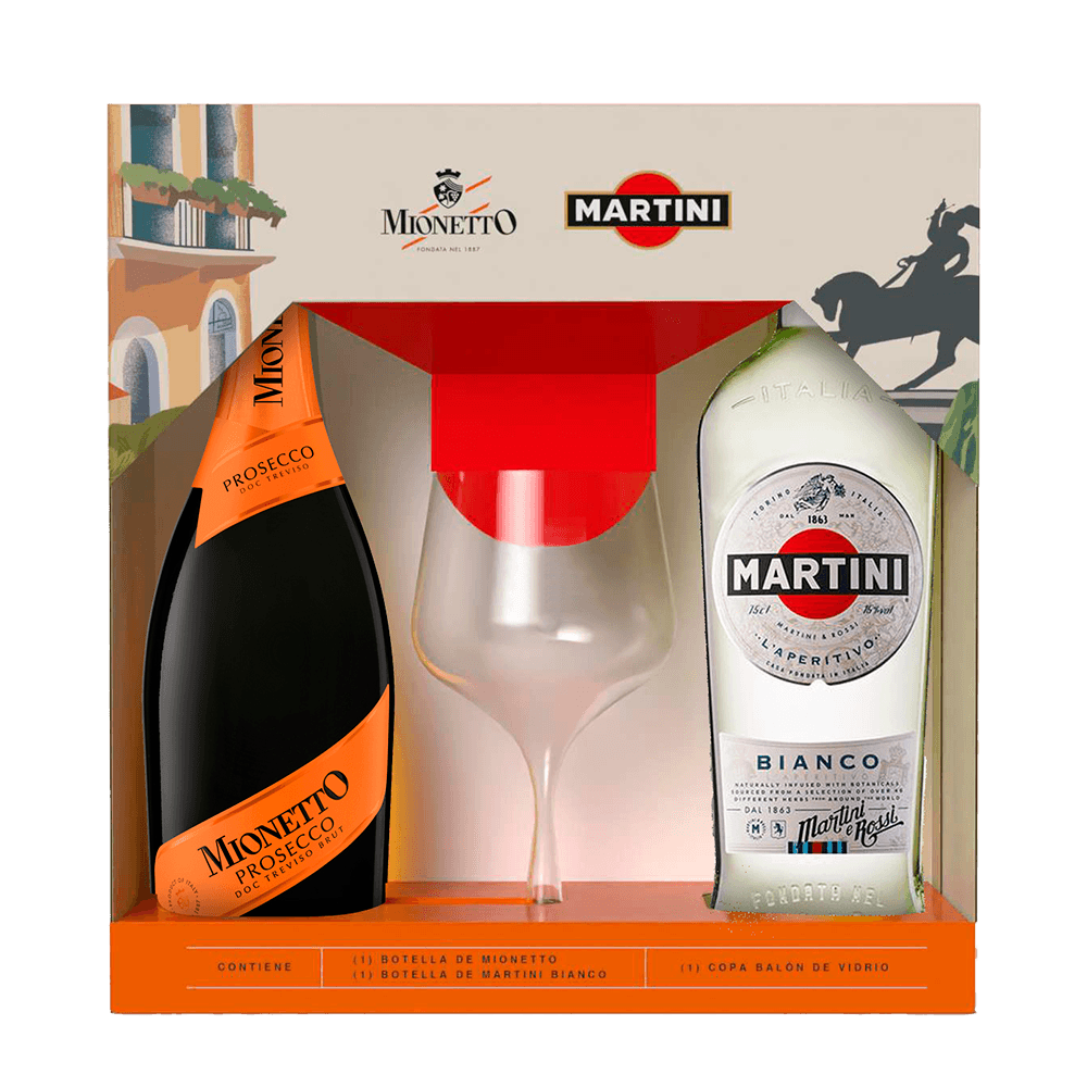 Mionetto 750ml + Martino Blanco + Copa Balon - 1