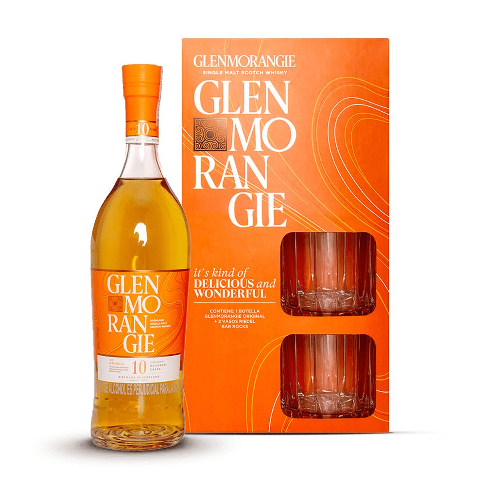 Glenmorangie Original 700 ml + 2 Vasos Rocks - 1