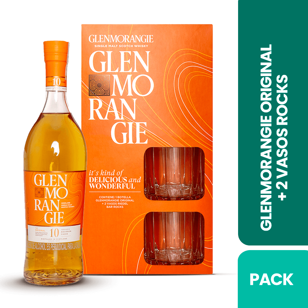 Glenmorangie Original 700 ml + 2 Vasos Rocks - 2