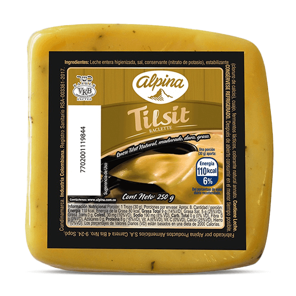 Queso Tilsit Alpina Ahumado Cuna X250gr - 1