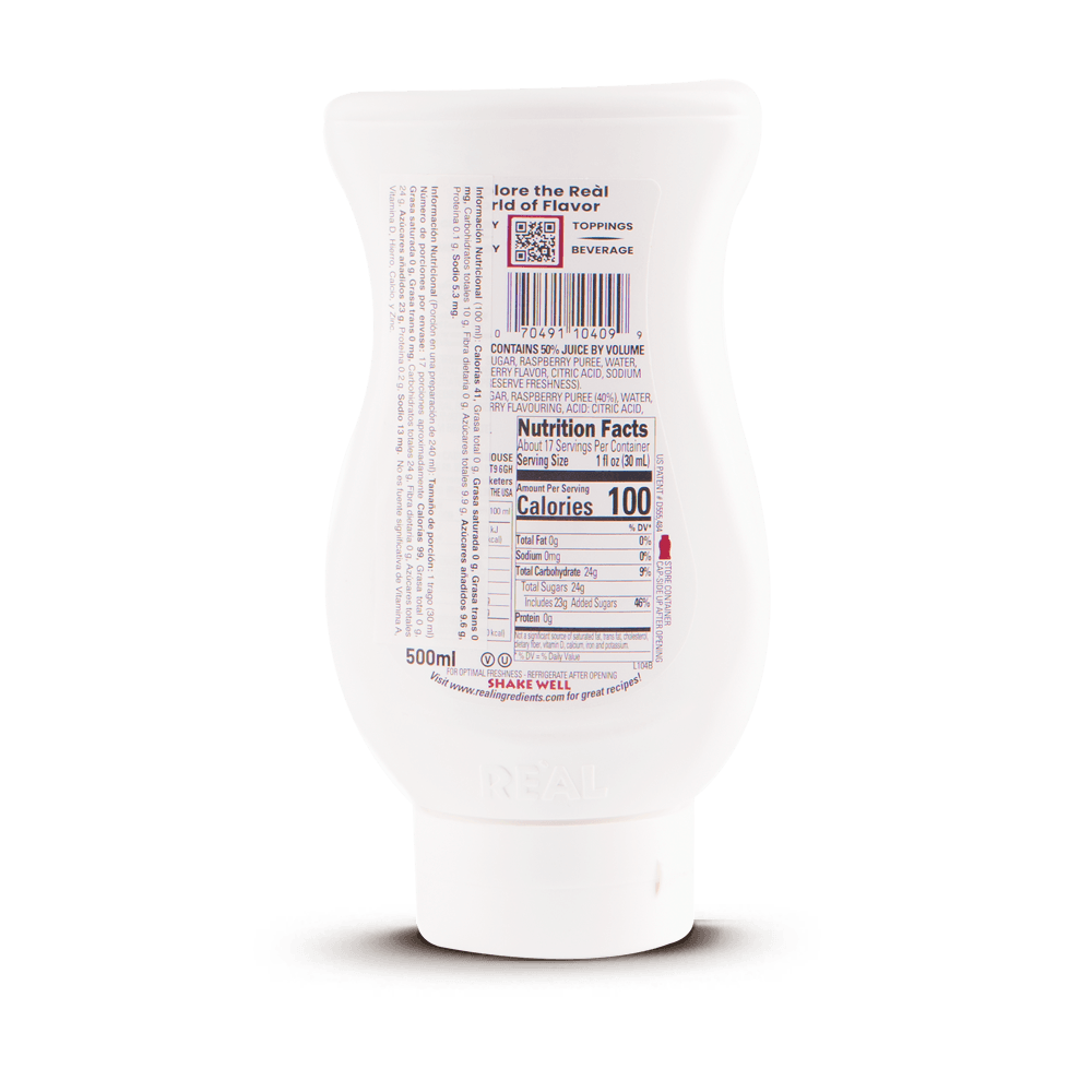 Crema De Raspberry Real X 16.9 Onz - 2