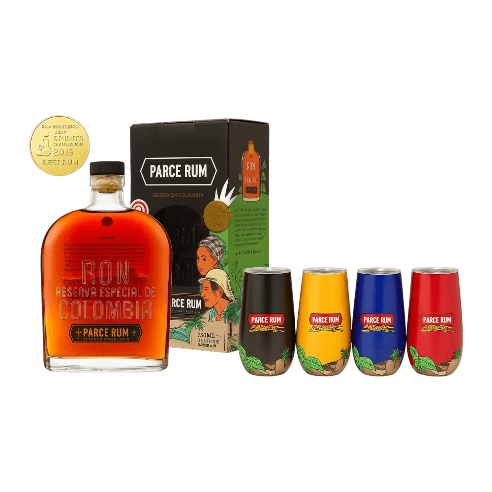 Pack Ron Parce 12 Años + Vaso Metalico - 1